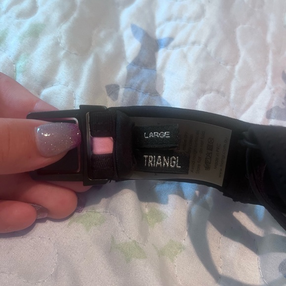 TRIANGL Vintage Bikini Neoprene Pink Orange Yellow - Picture 2 of 3